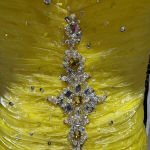 Yellow Embellished Dress
